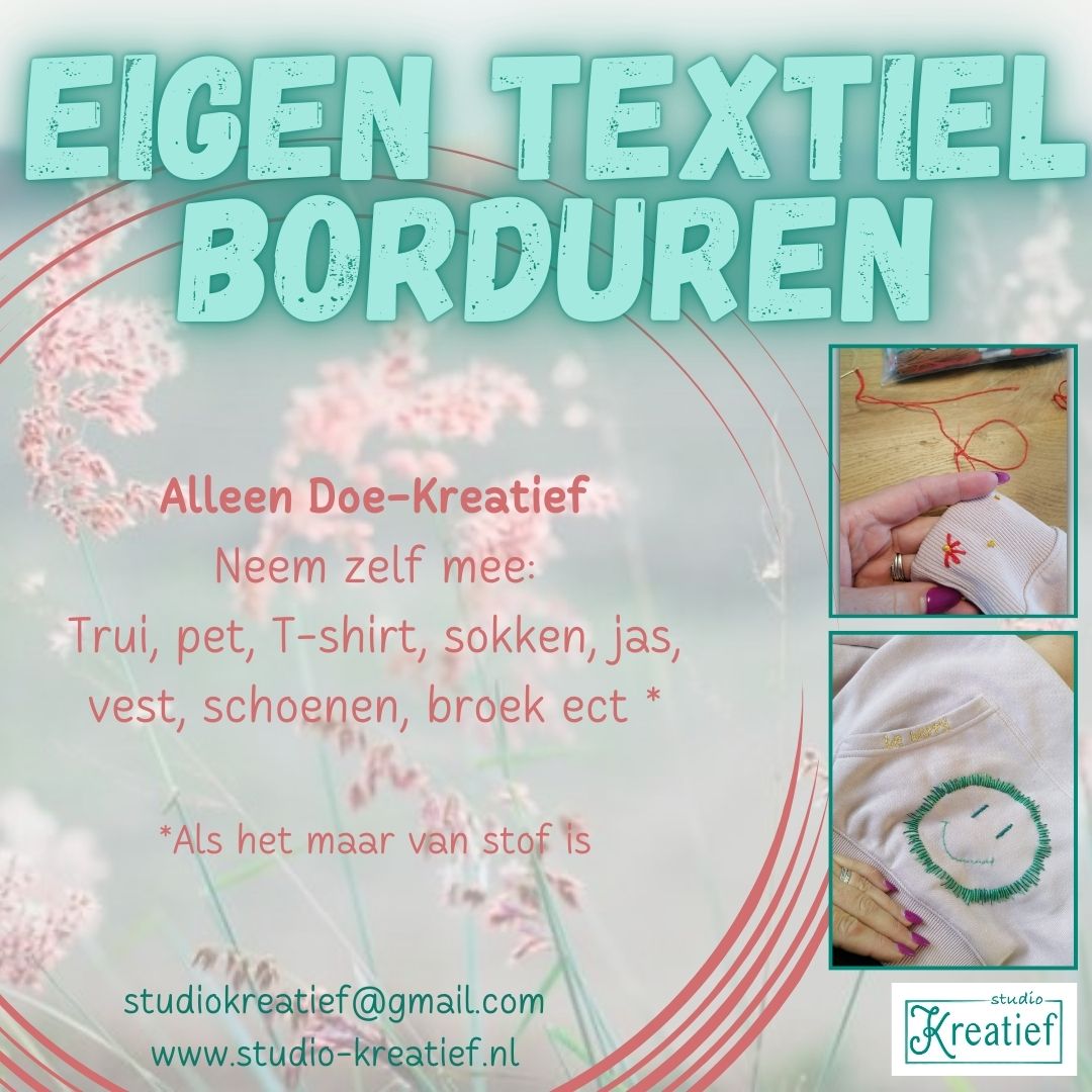 eigen textiel borduren